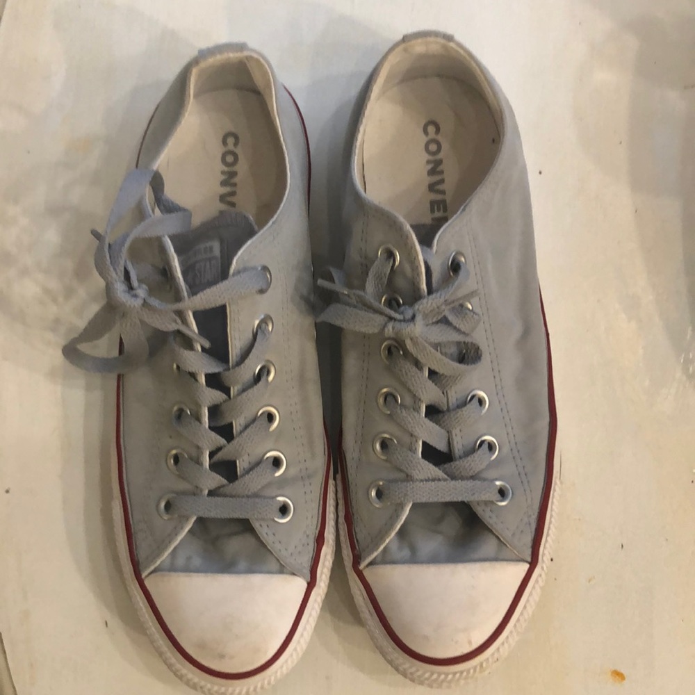 Converse All Star Low Tops - Grey Canvas 7D